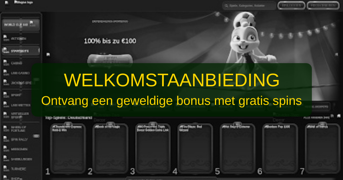 Magius Casino welcome bonus