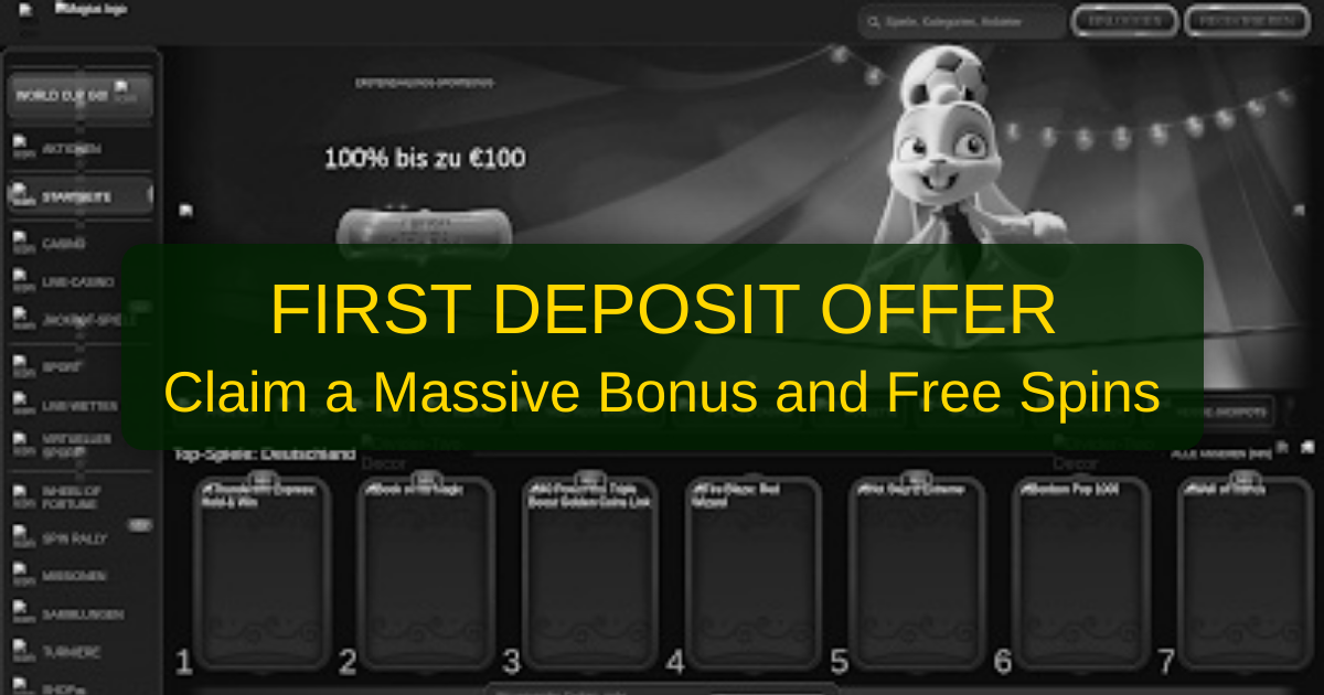 Magius Casino welcome bonus